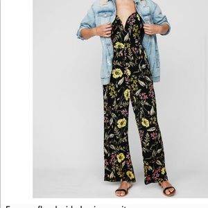 Express wide leg jumpsuit